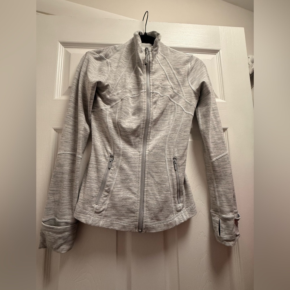 Lululemon Athletica Light Gray Utility Jacket